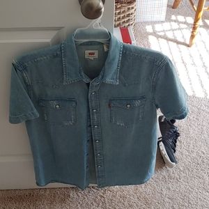 Levi's Size Small Western Button Up